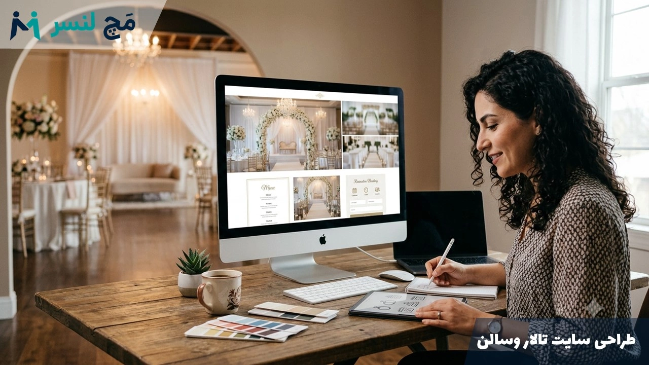سفارش طراحی سایت تالار پذیرایی و سالن مراسم