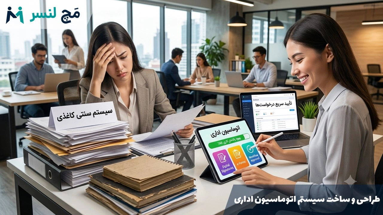 سفارش طراحی و ساخت سیستم اتوماسیون اداری