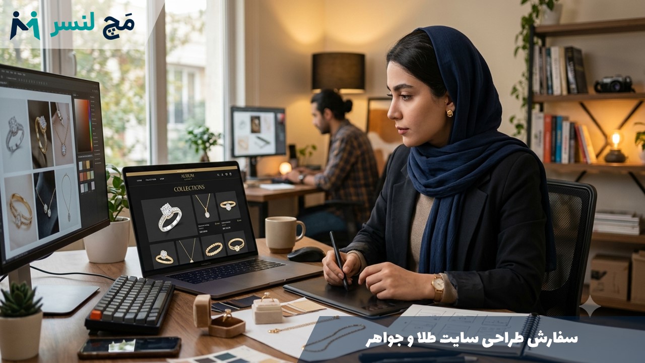 سفارش طراحی سایت طلا و جواهر