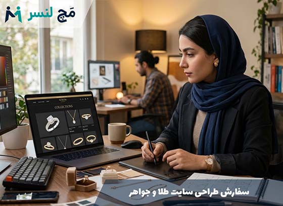 سفارش طراحی سایت طلا و جواهر