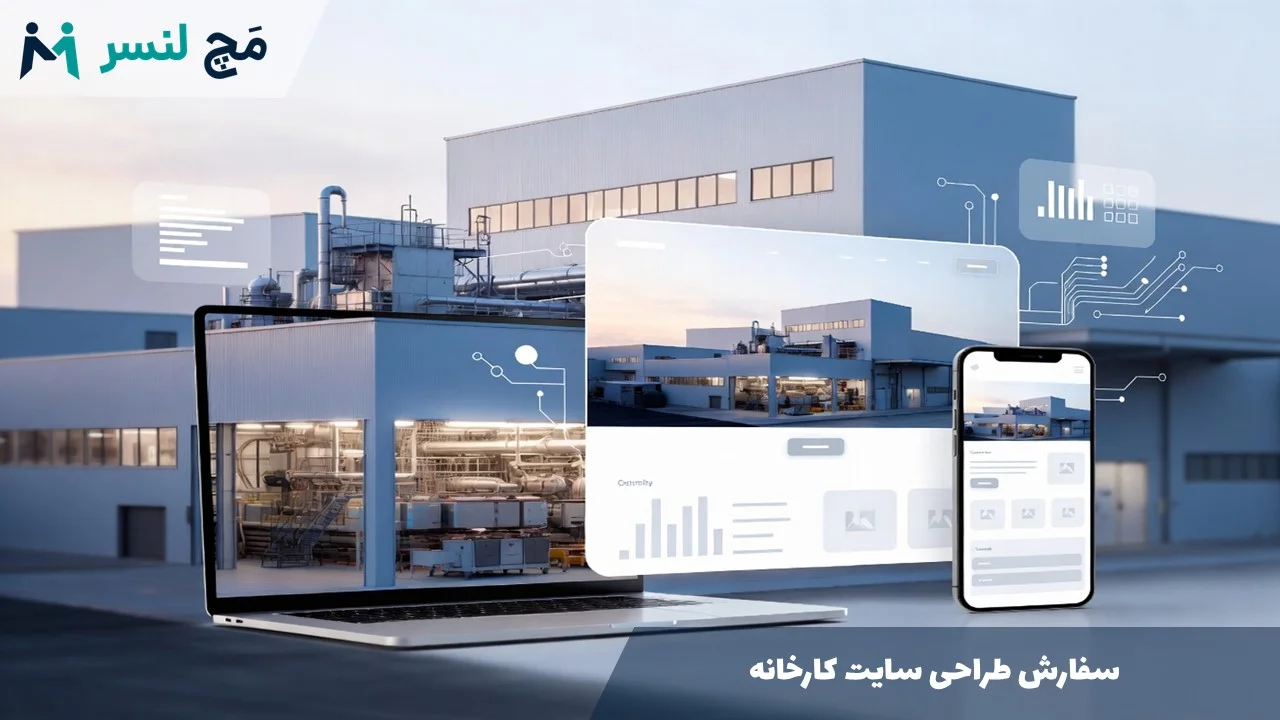 سفارش طراحی سایت کارخانه