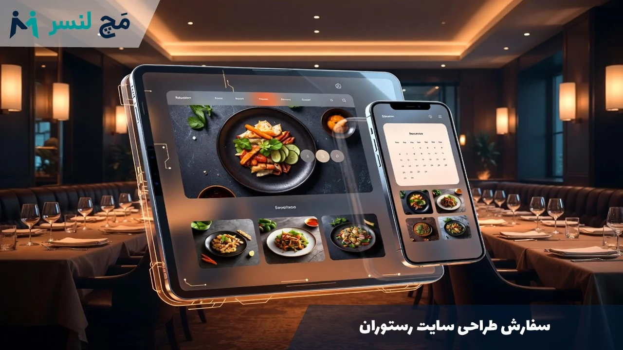 سفارش طراحی سایت رستوران