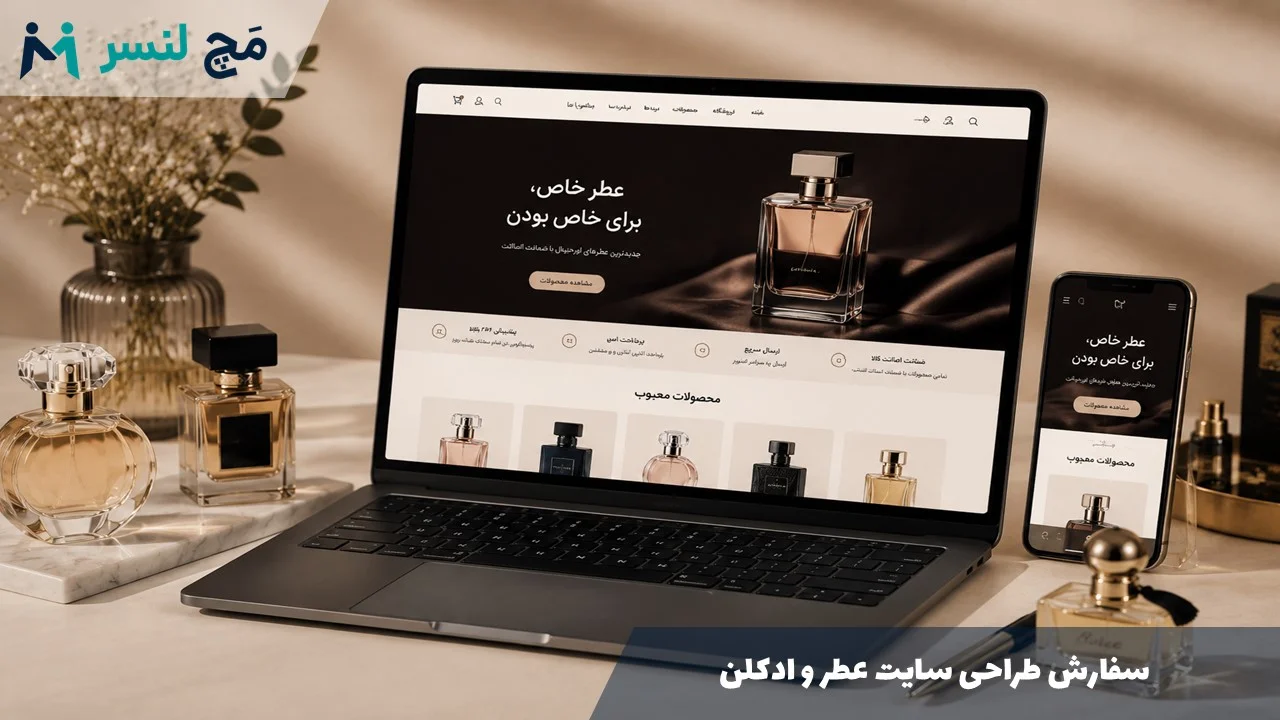 سفارش طراحی سایت عطر و ادکلن